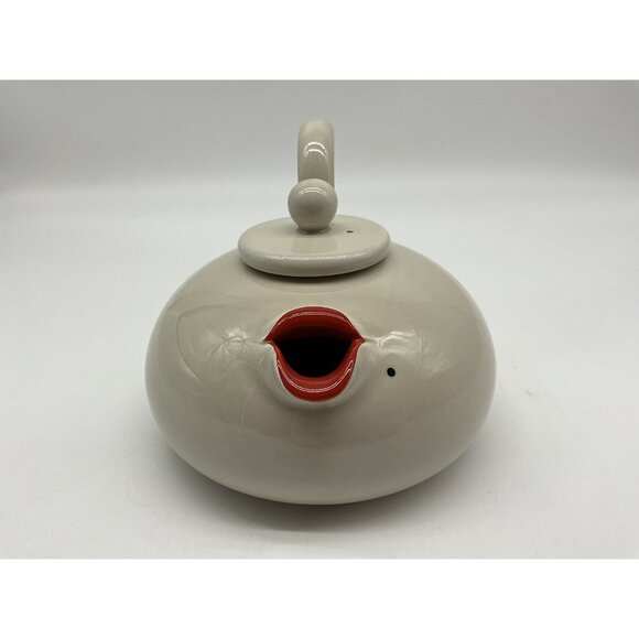 Vintage Fitz & Floyd Marilyn Monroe "Lip Service" Tea Pot 1978 Ceramic Japan - Picture 6 of 16